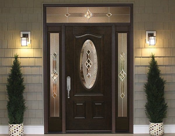 fiberglass front entry door